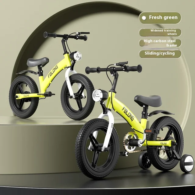Voiture d'équilibre de vélo pour enfants, scooter deux en un pour bébés garçons et filles de 2 à 8 ans 1