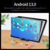 2024 New 10.1Inch 4G LTE 8GB RAM 256GB ROM Android 13 Tablets Mobile Phone Call Dual Call Bluetooth WiFi Google Tablet PC 3