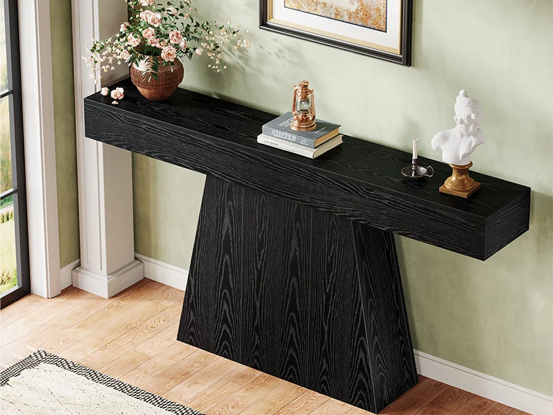 console tables for living room black console table
