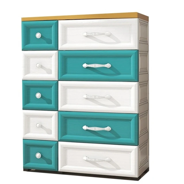 2/3/4/5 Layer Drawer Storage Cabinet Plastic Storage Cabinet - Temu