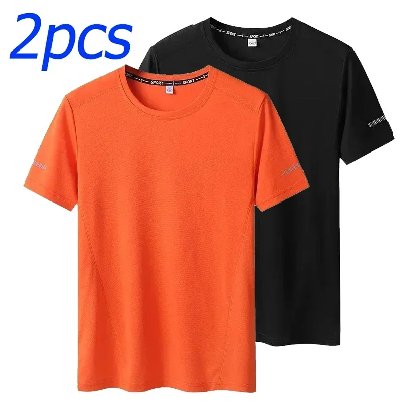 6XL 8XL كبير حجم كبير الرجال تي شيرت سريعة الجافة...
