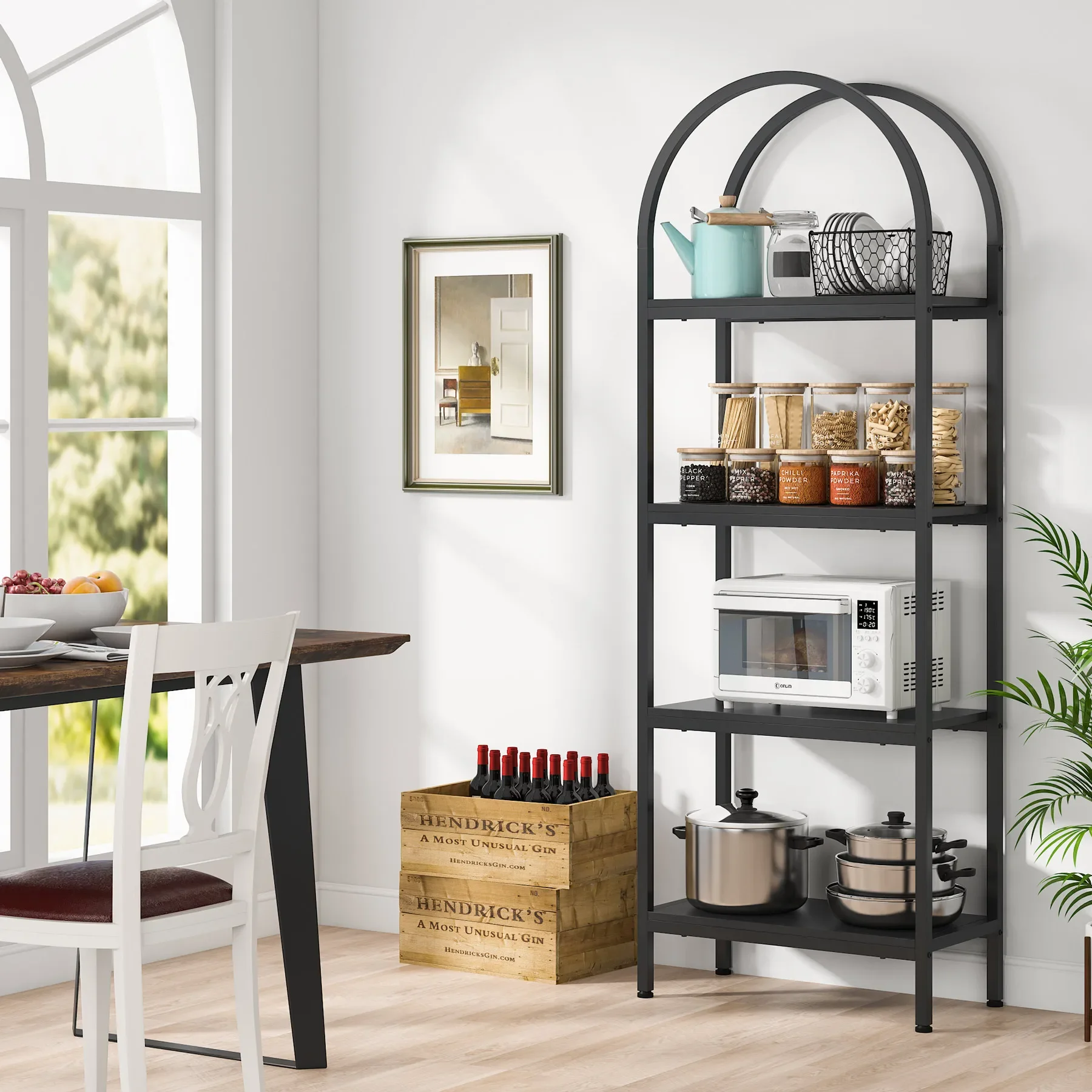 Tribesigns 4-Tier Open Bookshelf, 70.8