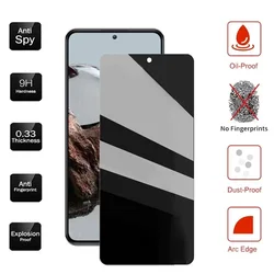 Premium Privacy Tempered Glass Screen Protector - Anti - Spy Shield - Redmi A3 A3X (Transparent)