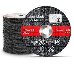 1-10PCS 76mm Electric Grinding Cutting Saw Blade Disc Tool Saw Blade Power Tool Saw Blad Wood Cutting abrasive disc Grinde Acces