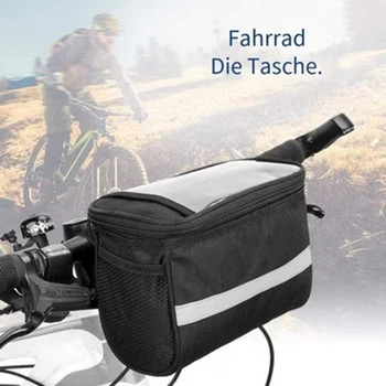 Borsa da bicicletta Borse da manubrio per bici MTB Telaio multifunzione Borsa da equitazione Borsa anteriore Accessori per ciclismo