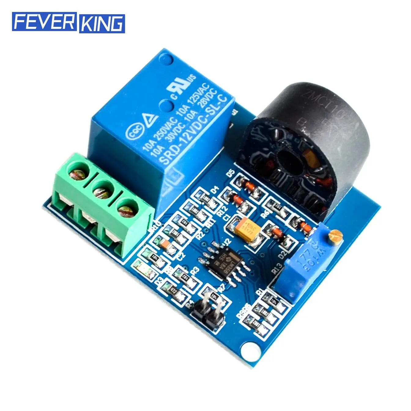 

5A Overcurrent Protection Sensor Module AC Current Sensor 12V Relay
