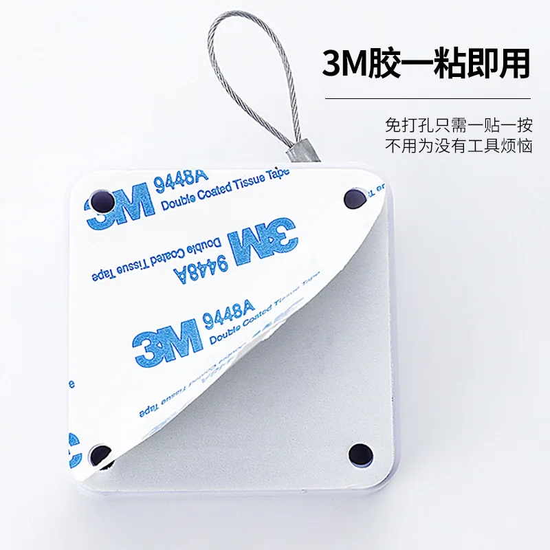 Automatic home door closer bedroom free punch shrink self-closer invisible door hydraulic buffer pull rope closer