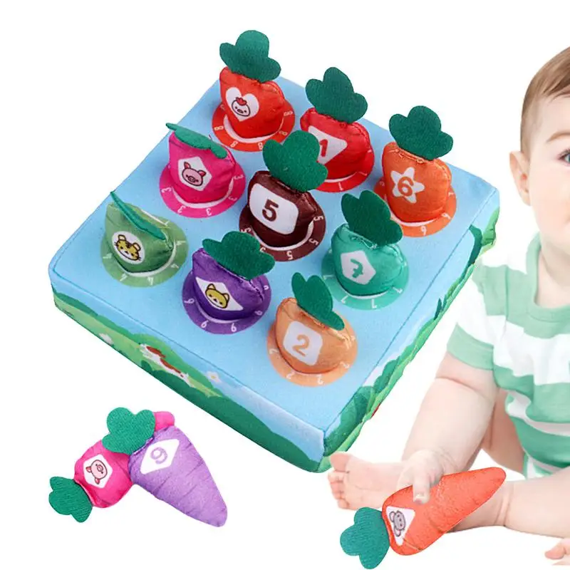 

Carrot Counting Toy Attractive Carrot Pulling Toy For Math Operations Developmental Toys For Interaction Early Education
