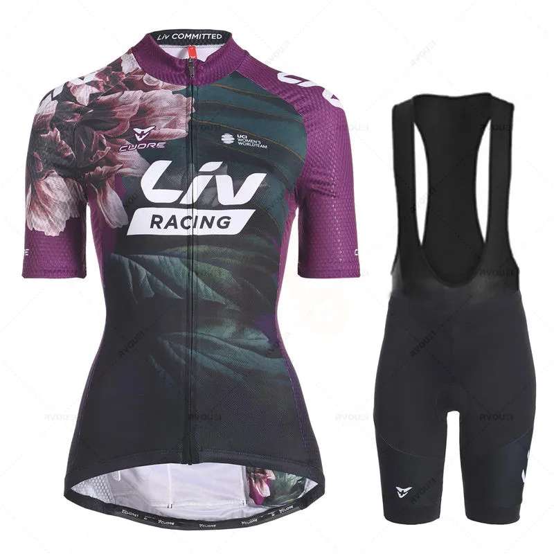 

2022 Women Liv Summer Cycling Jersey Breathable MTB Bicycle Cycling Clothing Mountain Bike Wear Clothes Maillot Ropa Ciclismo