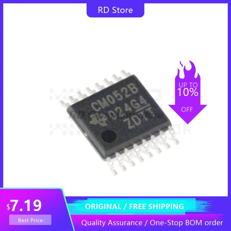 

10PCS CD4052BPWR CD4052BPW code CM052B TSSOP-16 2-channel analog switch multiplexing logic chip Free Shipping
