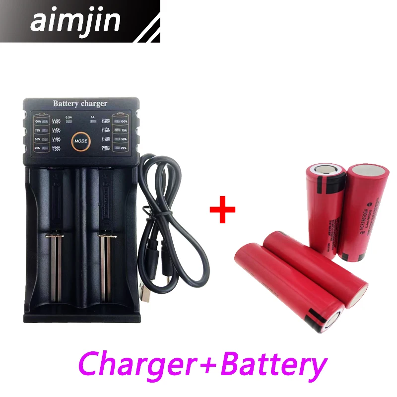 18650 Ga 3500Mah 3S 4S 5S 6S 8S 3.7V Adatto Per Cacciavite Weld Batterys Pack Charger + Cell