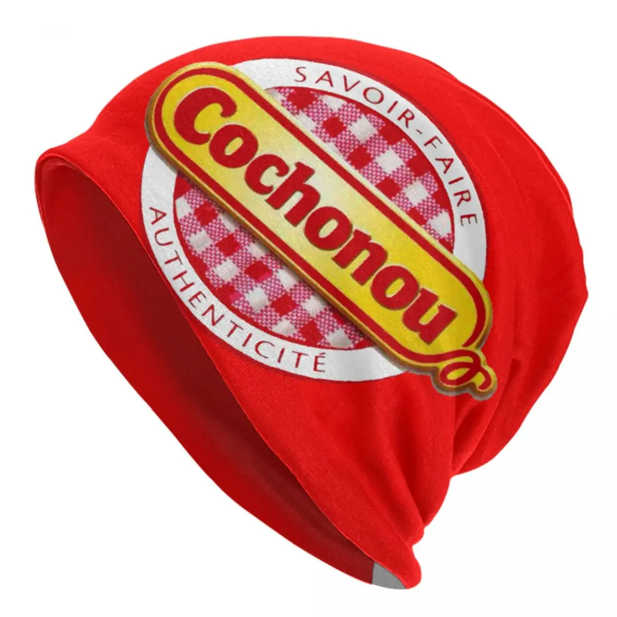 

Pig Cochonou Logo Skullies Beanies Caps For Men Women Unisex Outdoor Winter Warm Knit Hat Adult Bonnet Hats