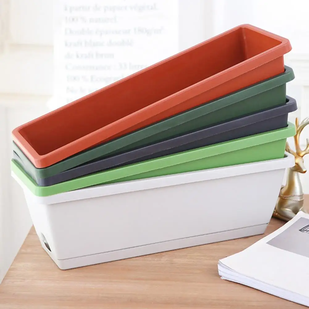 Plastic Flower Pot Drain Holes Grow Box Gardening Vegetable Tomato