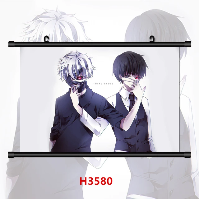 Tokyo Ghoul Kaneki Ken Japanese Anime HD Wall Art Decoration Scroll Poster