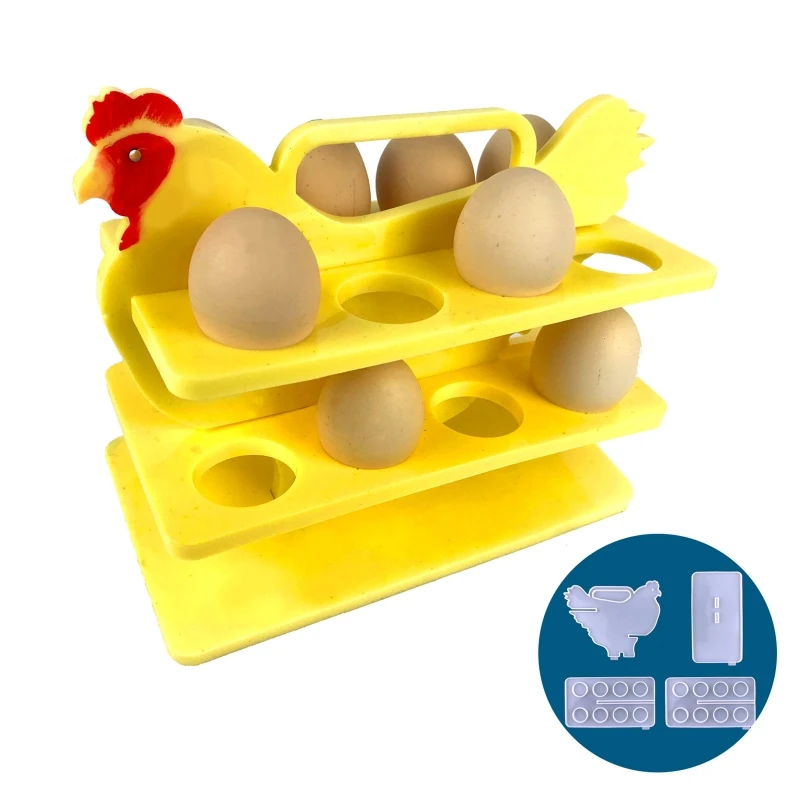 Egg Holder Resin Molds Silicone Molds for Egg for Fresh Storage Tray for Fr Drop shipping