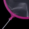 1Pc Random Color Mini Aquarium Fish Catch Net Handle Tool Fishing Tank Round Fish Accessories 4
