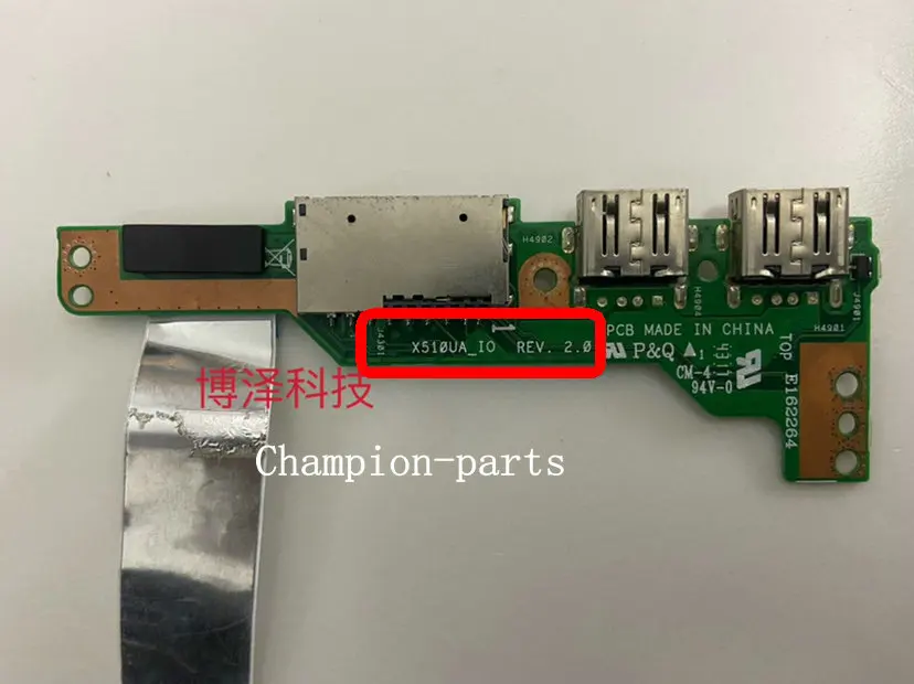 

AVAILABLE ORIGINAL FOR ASUS X510UA REV : 2.0 S510 S510UQ S5100U USB BOARD SD FAST SHIPPING