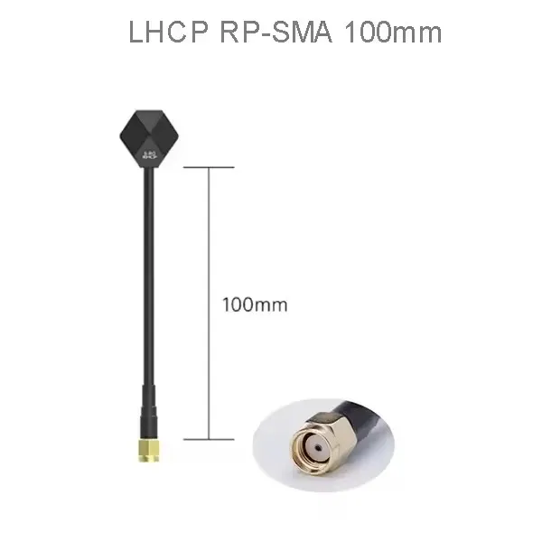 LHCP RP-SMA 100mm