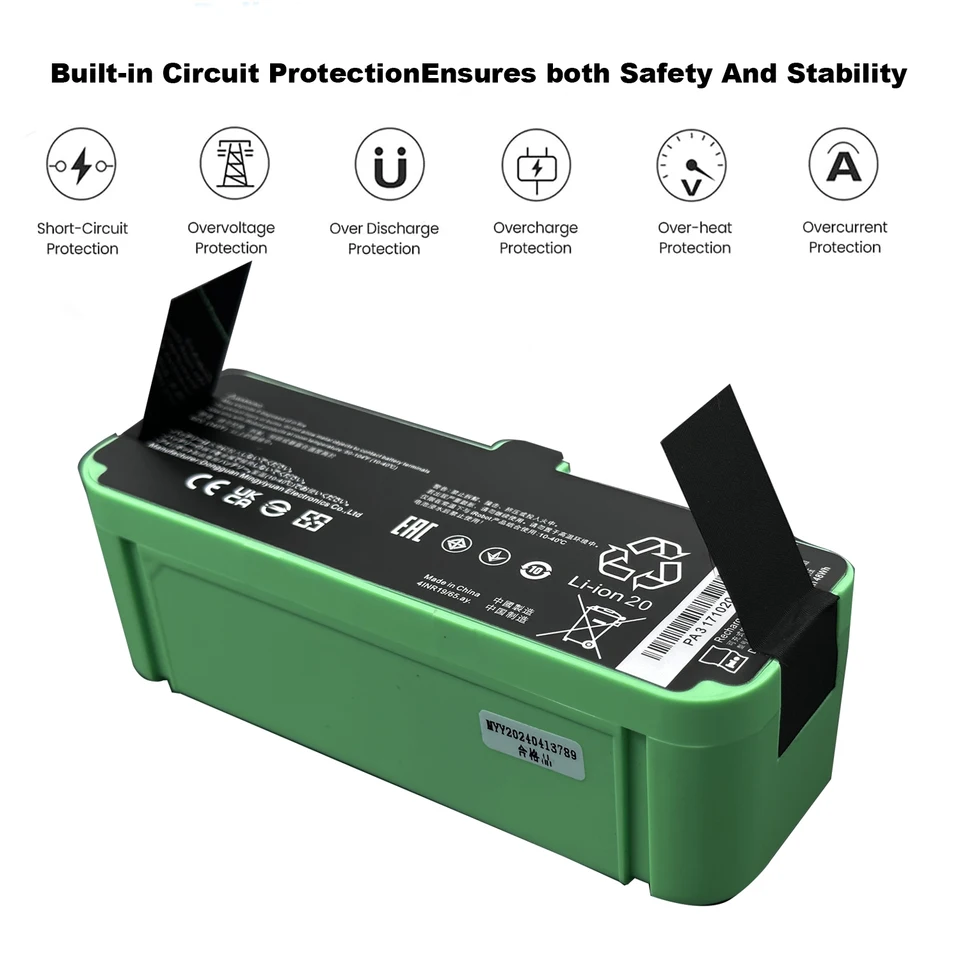 iRobot Roomba バッテリー Lithium Ion Battery Replacement for Roomba® | e & i series