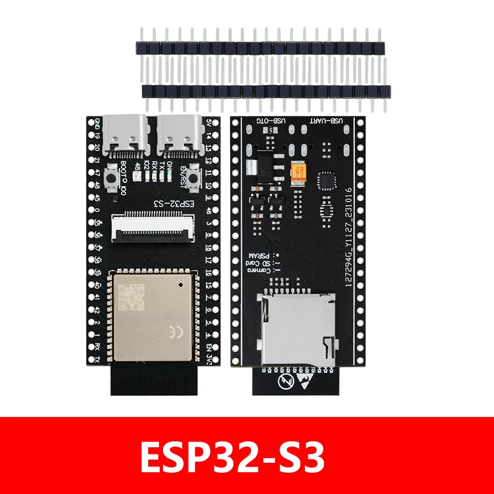 ตัวเลือกสินค้า บอร์ดพัฒนา ESP32-S3 Wi-Fi + Bluetooth กล้อง OV2640