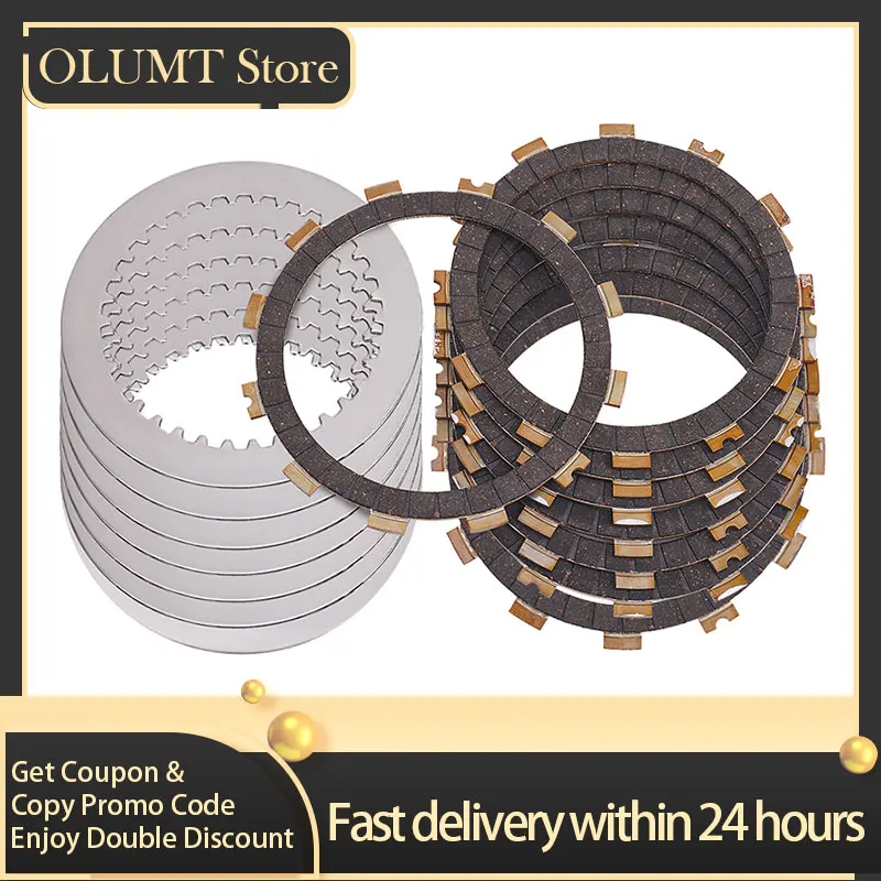 

Motorcycle Clutch Friction Plates & Steel Plate Kit For KAWASAKI KX250F KX 250F KXF 250 13088-0018 13089-0005 2008-2018