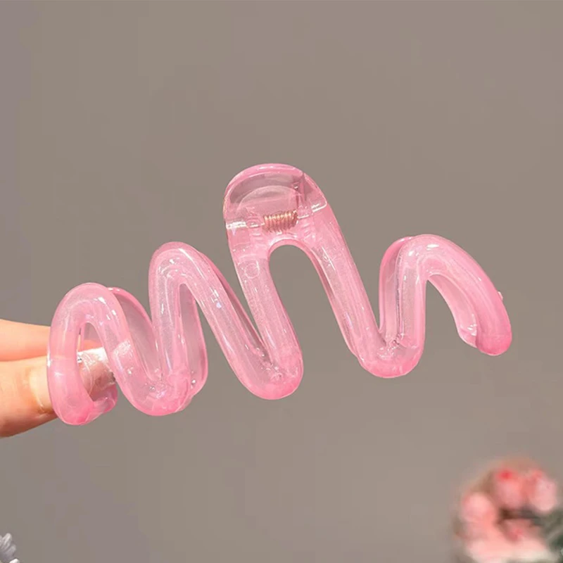 

Candy Color Hair Claws Clip Decorated Hairstyling Headwear Ornament Accessories