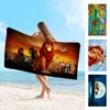 The Lion King Pattern Beach Towel Cartoon Cute Summer Kids Large Bath Pool Beach Towel Microfiber Absorbent for Swimming Travel 1