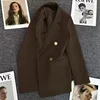 Cross-Border Large Size Simple Korean Style Women's Suit Jacket Drapey Silhouette Spring Summer Casual Single-Breasted Coat