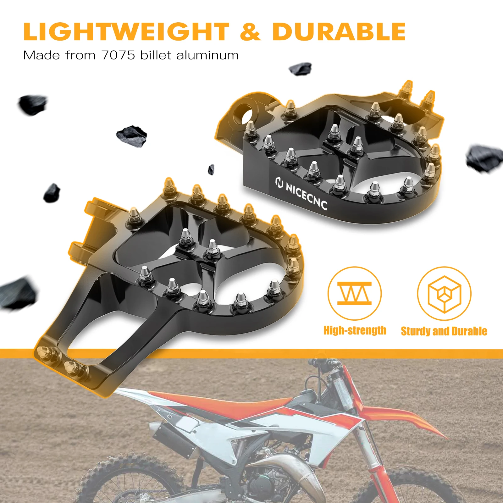 NICECNC Für Beta Xtrainer 300 2015–2025 RR300 RR250 2013–2019, Verlängerungsfußrasten, RR 350 RR 390 RR 450 RR 480 RR 498 2006–2019 – Detail 4