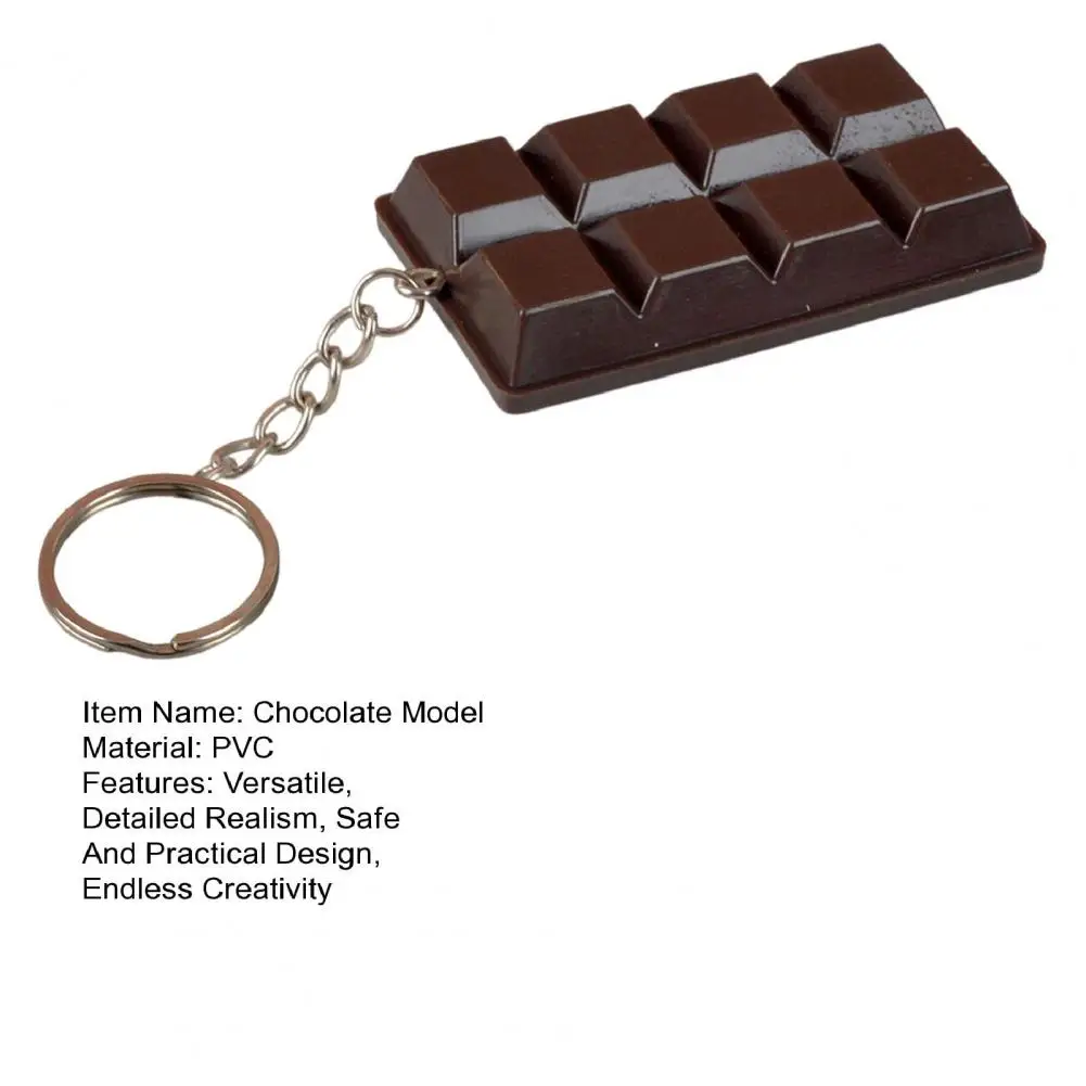 6*3.5cm 8 Grids Simulated Chocolate Model Lifelike Decorations For Parties Weddings Christmas Fake Chocolates Stick Ornaments