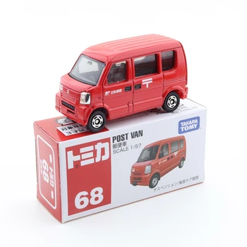 Takara Tomy Tomica No.68 스즈키 포스트 밴 모델 다이캐스트 자동차 1/57 키트, 핫 팝 미니어처 어린이 장난감, 재미있는 아기 인형, 매직 바블