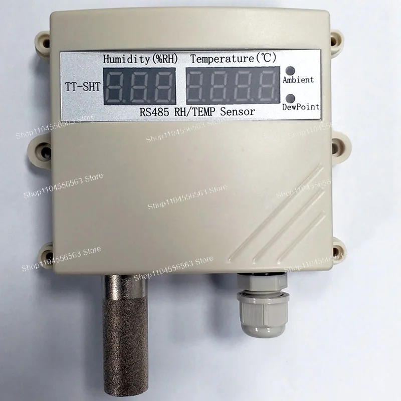 RS485 온도 습도 트랜스미터 SHT30 SHT31 Modbus RTU 센서, HVAC 산업용 이슬점 측정 기능 포함