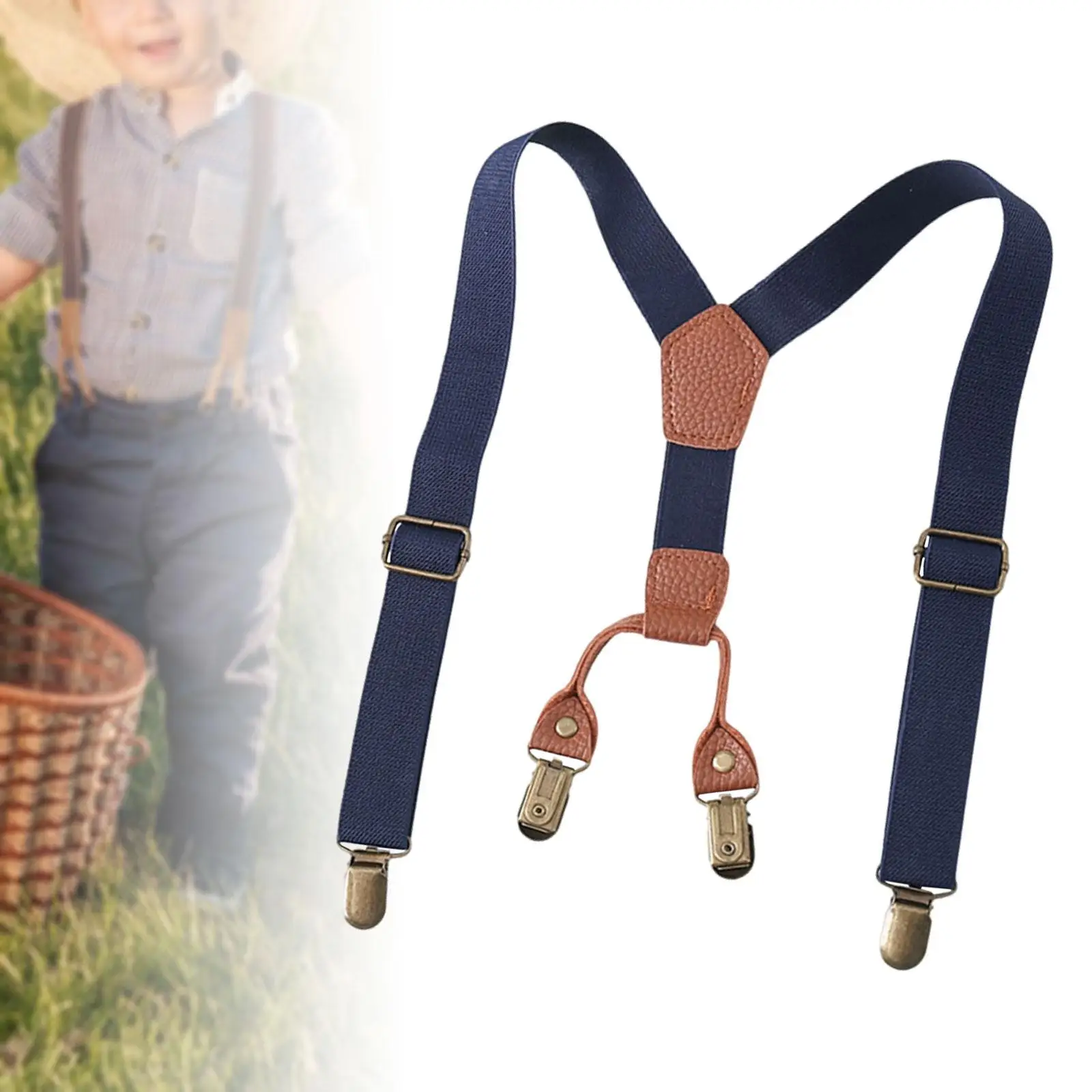 Boys Suspender Elastic Suspenders Clothes Accessories Tuxedo Suspenders