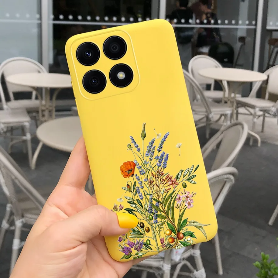 Daisy Flower Soft Silicone Phone Case Cover - Fashionable TPU Design
