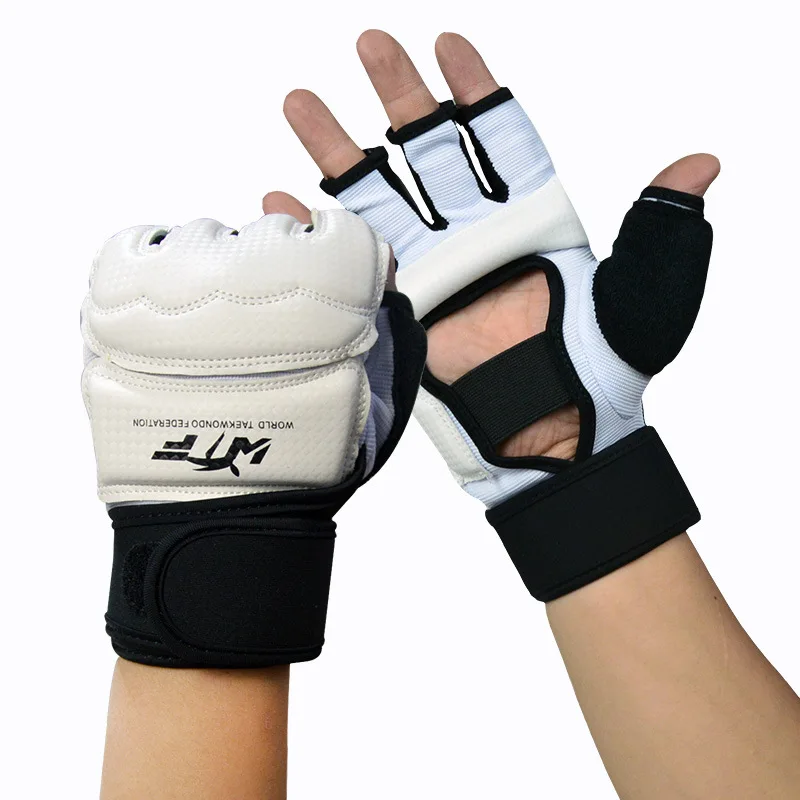 New Half Finger Boxing Gloves Kickboxing Gloves Foot Hand and Foot Protectors Karate Muay Thai Training Set boxing gloves