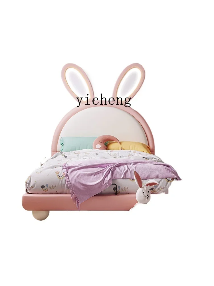Zz girl princess bed suspended single bedroom girl bed new furniture chasing light