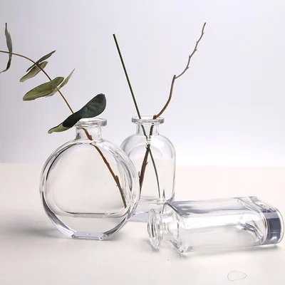 Tabletop Creative Unique Mini Pot Decorative Flower Bottle Glass Vase Home Wedding Nordic Decoration 4