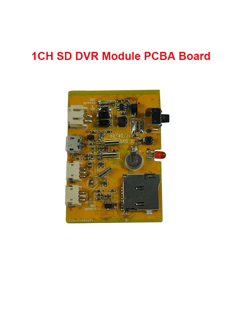 Mini Video Recorder FPV 1CH SD DVR Module PCBA Board 1 Channel CCTV Recorder Motherboard Circuit Board