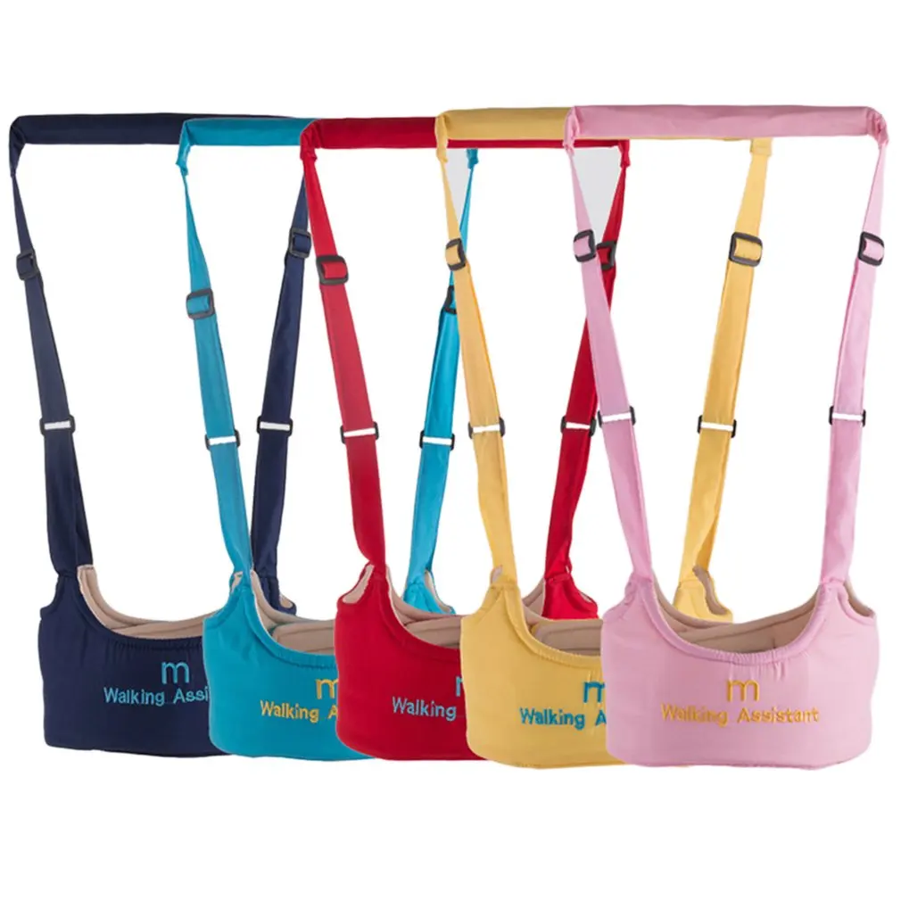 

8-18 Months Baby Dual-use Walker Breathable Cotton Belted Toddler With Children's Traction Belt To Protect Children's Safety