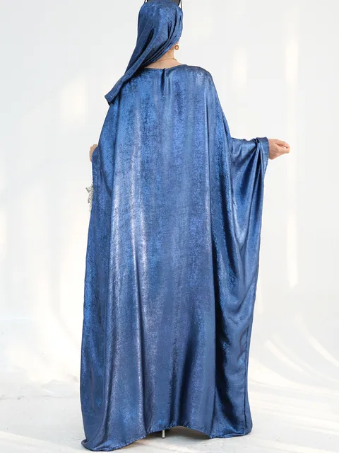 Muslim Women Dubai Türkiye Turkish Abaya Solid Long Dress Modest Ramadan Robe Kaftan Femme Musulmane African Islam Clothing 6