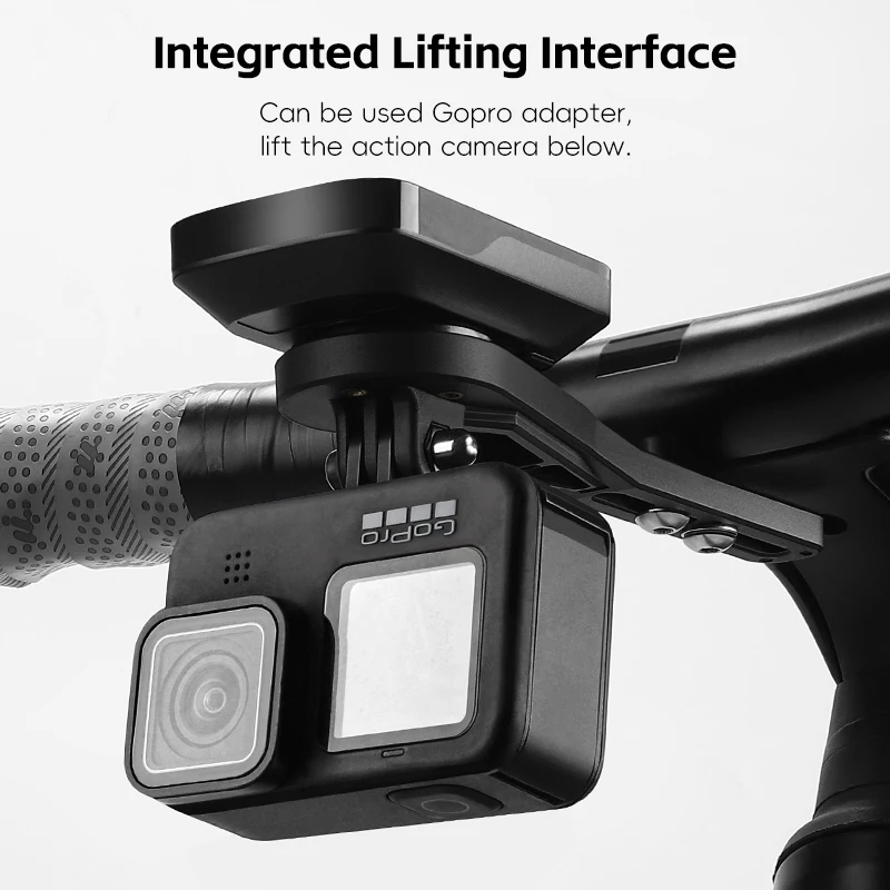 WEST BIKING Bicycle Computer Bracket Integrated Molding Bike Light Holder For Garmin Bryton Bracket MTB Road Bike Accessories