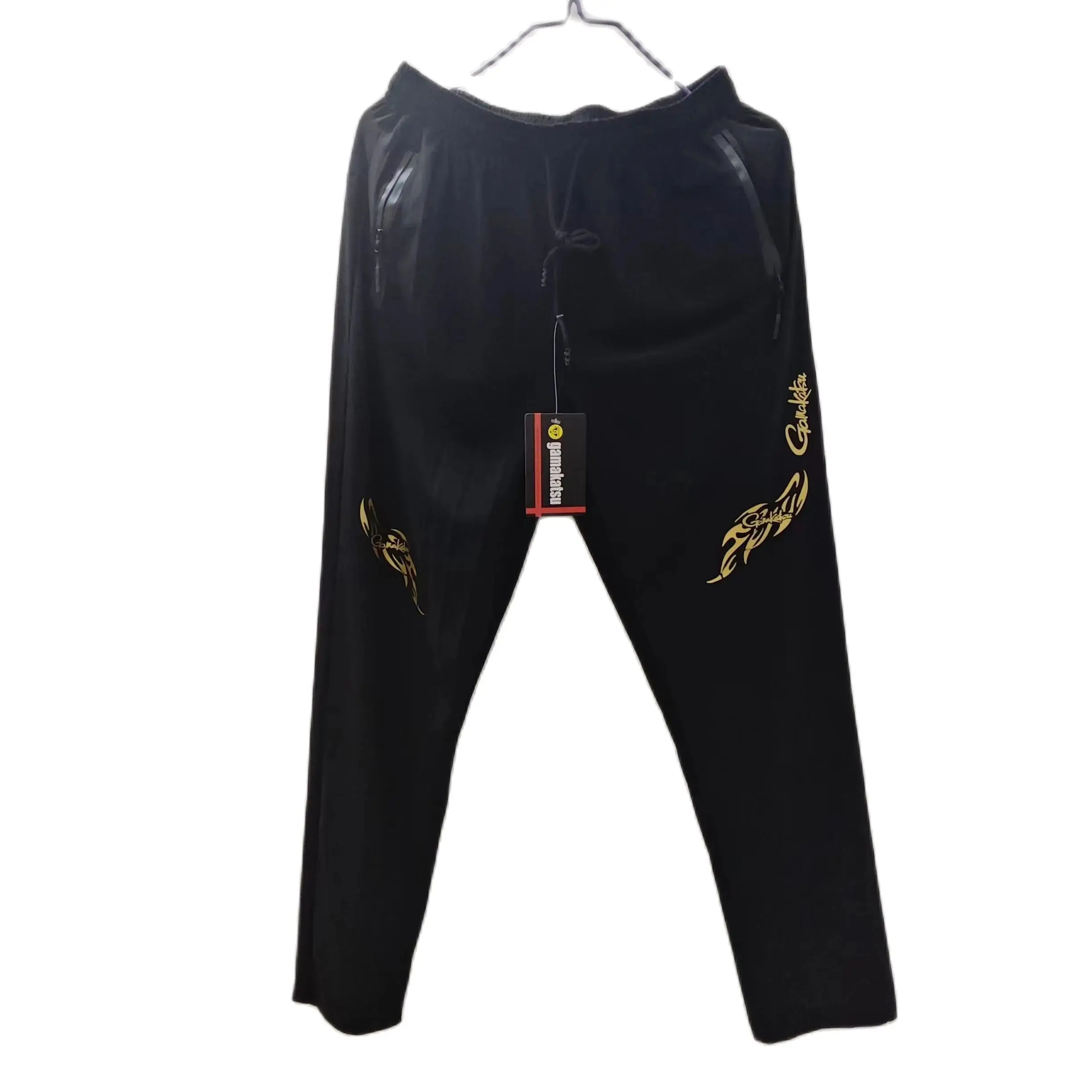 Gamakatsu Fishing Pants for Men Thin Section Breathable Quick-Drying Pants Elastic Waist, Waterproof New Summer