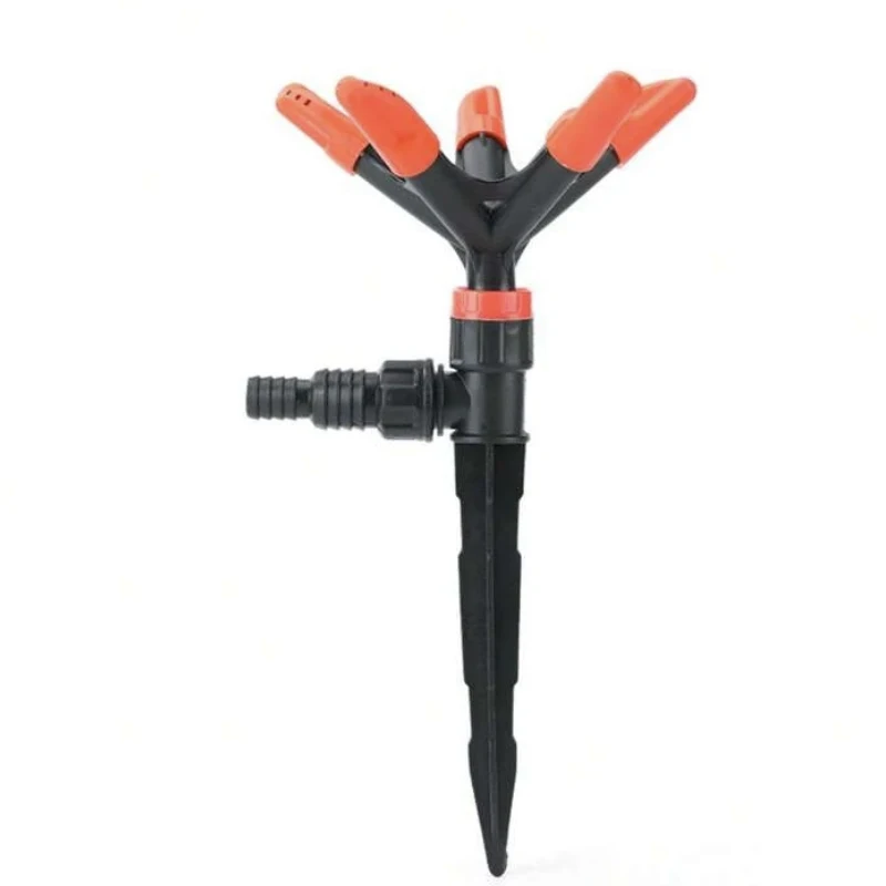 Garden Sprinkler Automatic 360-Degree Rotation Lawn Sprinkler For Large Area Coverage-Adjustable Weighted Garden Watering Syst