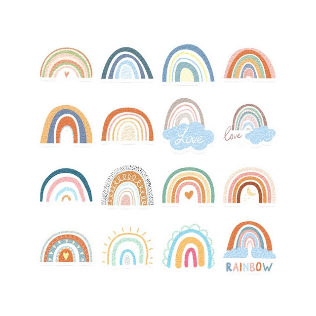 16PCS Calm Stickers for Anxiety Sensory, Stress Anxiety Relief Items  Rainbow Styles Tactile Rough Textured Calm Stickers - AliExpress