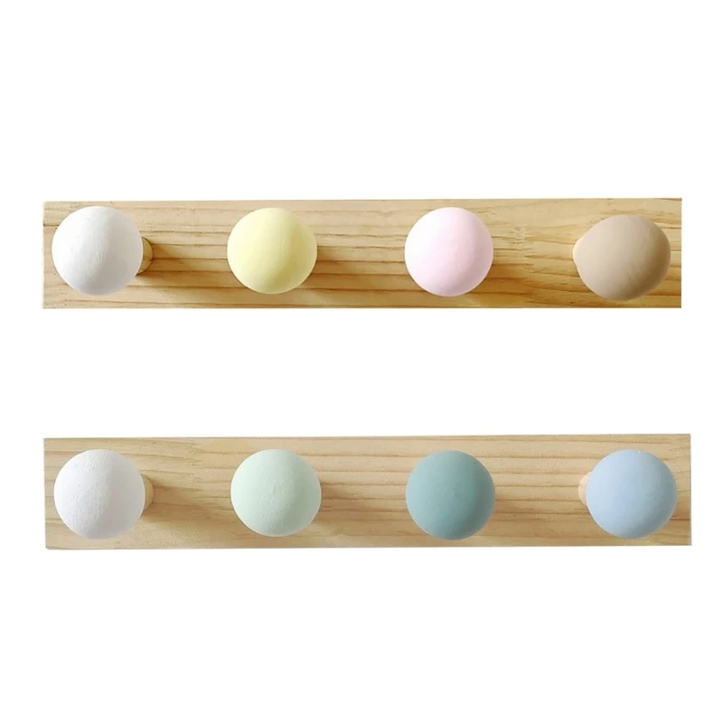 

Towel Hooks Wood Wall Hooks for Hangings Coat Decoration Coat Holder Wood Rack