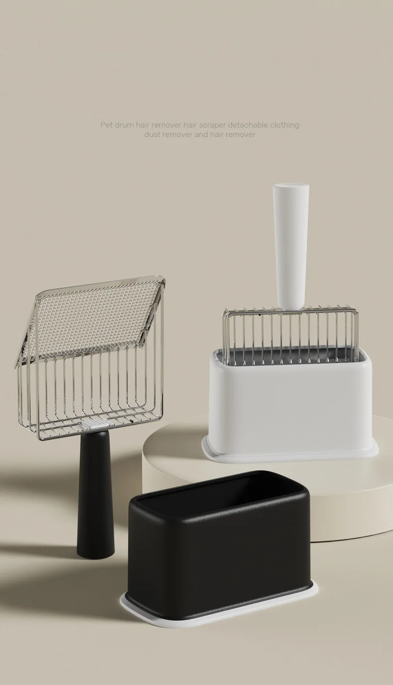 Cat Litter Scoop Set With Long Handle And Stand For Litter Box_voghion.com