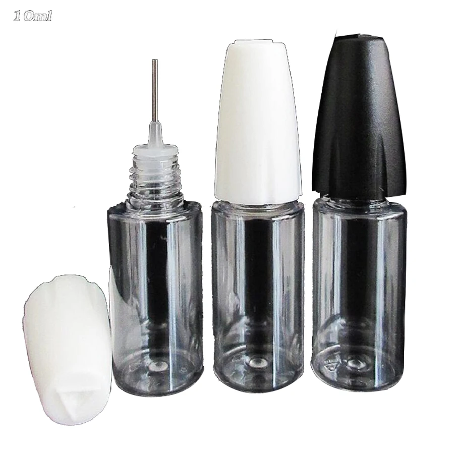 150pcs 10ml 15ml Needle Dropper Bottle With Long Thin Needle Tip For E