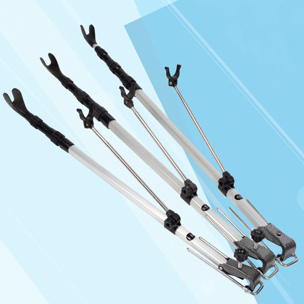 

Fishing Rods Folding Bracket Telescopic Fish Pole Holder Aluminium Alloy Tool For Outdoor Fishing 1.5m / 1.7m / 2.1m