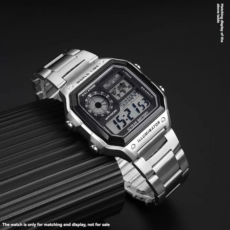 Precision 18mm Solid Stainless Steel Watch Strap