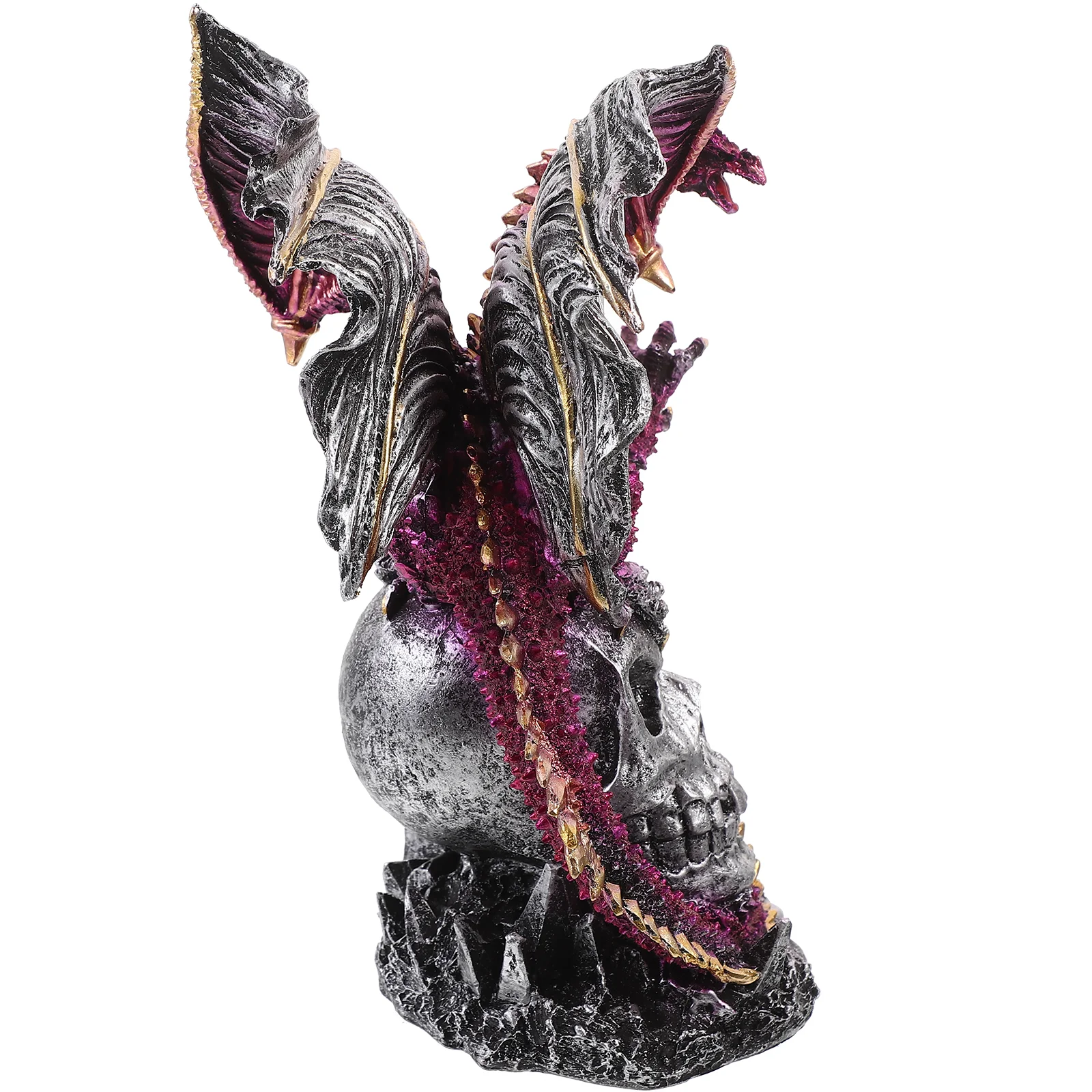 

Resin Dragon Ornament Halloween Home Decor Statue Evil Household Gothic Decoration Decorate